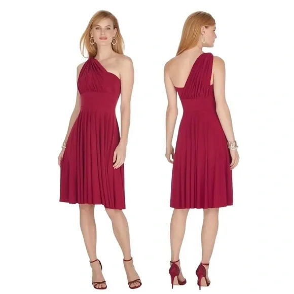 WHBM Genius Convertible Fit & Flare Dress - Picture 6 of 13
